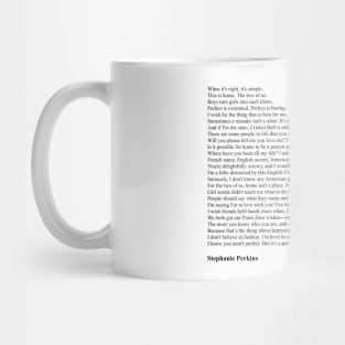 Stephanie Perkins Quotes Mug